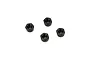 ECX 3mm Black Steel Nyloc Nuts 4Pcs ECX1059