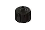 A black ARRMA 29mm differential case component shown from a high angle against a white background.