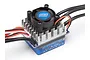 Maverick MSC-22BL 80A brushless electronic speed controller with a cooling fan and silver heatsink on a white background.