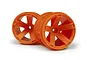 Maverick 2.8" Orange 5 Spoke Rims 2Pcs 150165