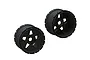 ARRMA 4.9" Black 5 Spoke MT Rims 2Pcs ARA510123