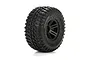 ECX 2.2" AMP MT/DB Front/Rear Off Road Tyres on Black Rims - Wheels 2Pcs ECX43012
