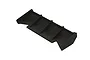 A black ARRMA RC rear wing viewed from an angled perspective against a white background.