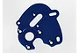 Traxxas Blue Aluminium Motor Plate 7380