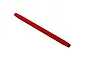 A red anodized aluminium front upper chassis brace for an ARRMA 1/5 Kraton 8S RC vehicle, shown against a plain white background.