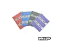 A set of four colorful adhesive wraps for MIP hex drivers, each featuring striped patterns and size labels like 2.5 and 3/32, arranged on a white background.