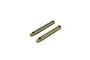 Two gunmetal grey plastic roof rails for an ARRMA RC vehicle, shown from an angled top-down perspective against a white background.