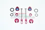 GPM Aluminium Rear Shocks Rebuild Kit - Red MAG115R/KIT-R