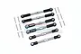 GPM Stainless Steel Adjustable Tie Rods 6Pcs w/ Hardware MAKS160S-OC-BEBK