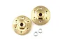 Yeah Racing High Mass Brass Wheels Hub Hexes 2Pcs AXSC-029