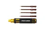 Yeah Racing 4-in-1 hex driver set with a black and gold handle and four interchangeable hex bits labeled H1.5, H2.0, H2.5, and H3.0.