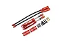 Yeah Racing 1/10 Red 100mm Desert Lizard Piggyback Internal Spring Shocks 2Pcs DDP-100RD