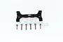 GPM Aluminium Rear Chassis Brace - Black SCX3015R-BK