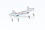 GPM Silver Aluminium Rear Bumper Mount w/ Hardware SCX3331R-S