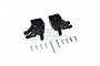 GPM Aluminium Inner Front Steering Hubs 2Pcs - Black SCX3021B-BK
