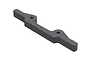 A grey foam front bumper for an ARRMA Felony 6S BLX RC car, shown from a high-angle perspective against a white background.