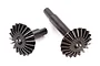 Two hardened steel differential output gears for Traxxas RC vehicles, shown against a white background.