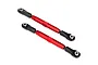 Traxxas 73mm Red Aluminium Rear Turnbuckle Set 3644R