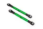 Traxxas 87mm Green Aluminium Toe Linkages Set 6742G