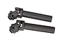 Two black Traxxas Extreme Heavy Duty differential output yokes with universal joints, shown against a white background.