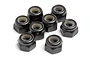 Maverick Black 4mm Nyloc Nuts 8Pcs MV22030