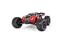 ARRMA Kraton 6S BLX V5 1/8 scale RC truggy in red and black, shown from a front three-quarter angle on a white background.