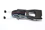 GPM Black Aluminium Lunch Box Rear Wheelie Bar w/ Hardware LB333R-BK