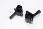 GPM Black Aluminium TT-02B Front Steering Hubs 2Pcs TT2B021-BK