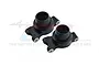 GPM Black Aluminium TT-01 Rear Hubs 2Pcs w/ Hardware TT022-BK