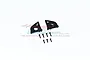 GPM Racing black aluminium center gearbox cover set with included mounting screws on a white background.