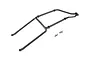 Traxxas Rear Body Support Rails w/ Screws 7713X