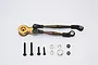 GPM Black Aluminium Lunch Box Front Steering Linkage w/ Heavy Duty 25T Servo Saver LB025STM-BK
