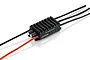 Hobbywing FlyFun 110A V5 brushless electronic speed controller with black heatsink and attached input and output wires.
