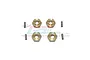 GPM 3mm Thick Brass SCX24 Hex Adapters 4Pcs w/ Hardware SCX24010X/3M-OC