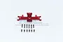 GPM Red Aluminium SCX24 Front Gearbox w/ Hardware SCX24012-R