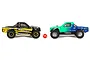 Losi Tenacity TT Pro Falken Edition RC Truck Electric Brushless 4WD 1/10 Scale RTR LOS03019T2
