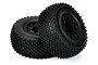 Pro-Line 2.2/3.0" Gladiator M2 (Medium) Tyres on Black Raid Rims - Glued Wheels 2Pcs w/ Hex Mounts 1169-10