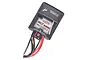 Xinlehong 60A 2.4GHz ESC and receiver unit for RC cars with a red push-button power switch and attached wiring.