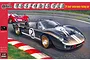 Product box art for a 1/12 scale Magnifier model kit featuring a black endurance race car with number 2 on a track.