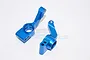 GPM Blue Aluminium Rear Hubs 2Pcs SLA022-B