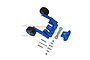 GPM Blue Aluminium Hoss 4X4 VXL Adjustable Wheelie Bar w/ Hardware HS040R-B