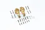 GPM Brass TRX-4 Left & Right Portal Drive Caster Blocks TRX4019AX-OC