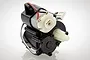 BlackZon 1/12 Warrior RC steering servo assembly featuring an integrated electric motor and plastic gear housing.