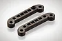 Blackzon Black Aluminium 1/12 Warrior Suspension Arm Holder 2Pcs 534731