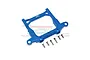 GPM Blue Aluminium 1/10 SCX10 III Jeep Gladiator Rear Bumper Mount w/ Hardware SCX3L331R-B