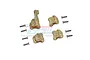 GPM Brass TRX-4 Front & Rear Suspension Link Axle Mount Set TRX4089X-OC