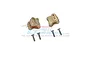 GPM Brass TRX-4 Rear Suspension Link Axle Mount Set TRX4009X-OC