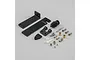 Pro Boat Black Aluminium Rudder Set / Hardware PRB281069