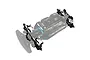 Yeah Racing Competition Touring Tamiya TT-02 conversion kit showing upgraded suspension and steering components on a chassis.