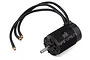 Spektrum Firma 5687 750Kv brushless motor with black finned casing and three pre-soldered bullet connectors on black wires.